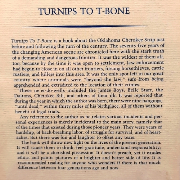 Turnips to T-Bone - 1977 First Edition Hardcover Book - Gene Wolfe Author Signed - Picture 3 of 15